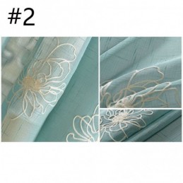 Rideaux En Voile Transparent Brodés À Fleurs, Tulle Décoratif Pour Salon