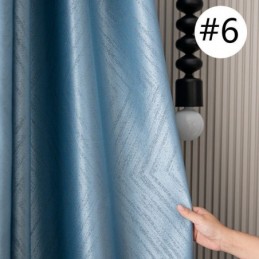 Rideaux Occultants En Jacquard Géométrique Pour Salon