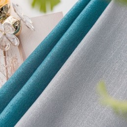 Rideaux Occultants Patchwork Nordiques De Couleur Unie Pour Salon
