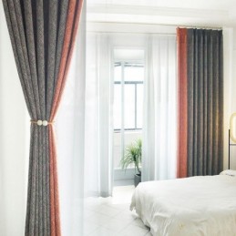 Rideaux Occultants Patchwork Nordiques Pour Salon Et Chambre À Coucher