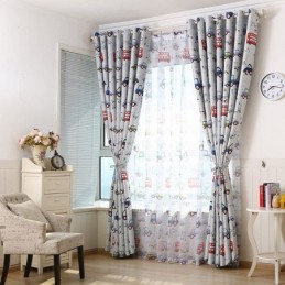 Rideau Occultant Sur Mesure Motif Voitures Pour Chambre D'Enfant