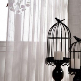 Rideaux Transparents Brodés Européens Pour Fenêtre De Salon