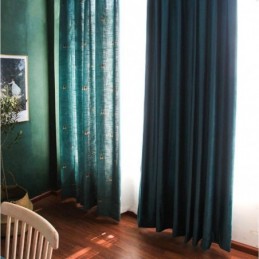 Rideau Décoratif En Coton Et Lin Sur Mesure, Semi-Occultant, Motif Abeille Pastorale, Pour Chambre D'Enfant