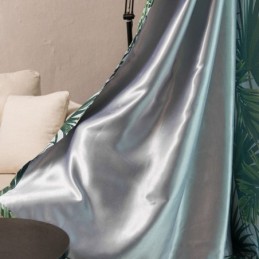 Rideau Occultant Imprimé Tropical, Sur Mesure, En Tulle, Motif Feuilles Nordiques, Pour Chambre À Coucher