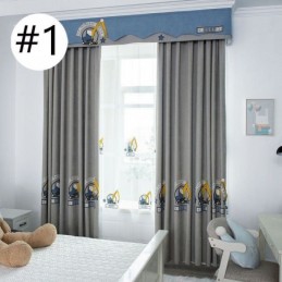Rideau Brodé De Dessin Animé, Rideaux Sur Mesure Pour Chambre D'Enfant
