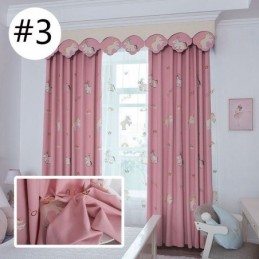 Rideau Brodé De Dessin Animé, Rideaux Sur Mesure Pour Chambre D'Enfant