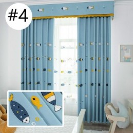 Rideau Brodé De Dessin Animé, Rideaux Sur Mesure Pour Chambre D'Enfant