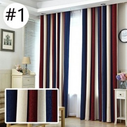 Rideau Sur Mesure Pour La Maison, Motif Rayures Modernes, Pour Salon