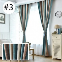 Rideau Sur Mesure Pour La Maison, Motif Rayures Modernes, Pour Salon
