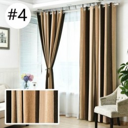 Rideau Sur Mesure Pour La Maison, Motif Rayures Modernes, Pour Salon