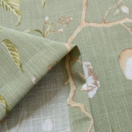 Rideau Occultant En Coton Et Lin Sur Mesure, Panneau De Fenêtre Respirant À Impression Américaine Pour Chambre À Coucher