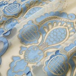 Rideau De Style Européen Sur Mesure, Simple, Brodé, Pour Salon Et Chambre À Coucher