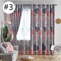 Rideau Sur Mesure Rideau Style Nordique Motif Marbre