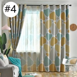 Rideau Sur Mesure Rideau Style Nordique Motif Marbre