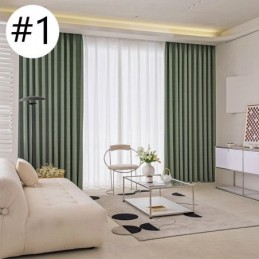 Rideaux De Couleur Unie, Élégants Rideaux De Fenêtre Pour Chambre À Coucher, Salon