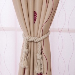Rideaux Occultants À Imprimé Cœur Pour Salon Et Chambre À Coucher