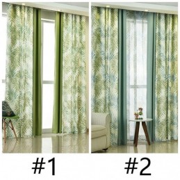 Rideau Occultant Sur Mesure Motif Feuilles