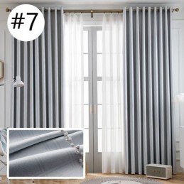 Rideau Occultant En Polypropylène Sur Mesure, Motif Losanges En Relief, Pour Salon Et Chambre À Coucher