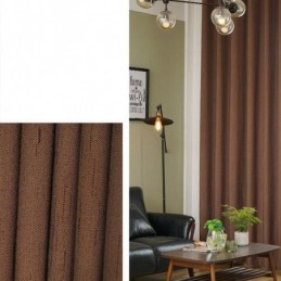 Rideau Occultant Moderne Sur Mesure, Couleur Unie, Pour Salon Et Chambre À Coucher