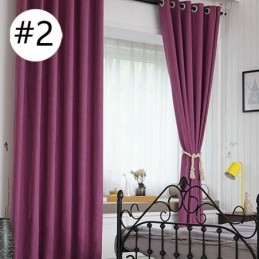 Rideau Occultant Moderne Sur Mesure, Couleur Unie, Pour Salon Et Chambre À Coucher