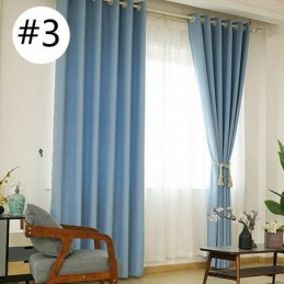 Rideau Occultant Moderne Sur Mesure, Couleur Unie, Pour Salon Et Chambre À Coucher