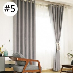 Rideau Occultant Moderne Sur Mesure, Couleur Unie, Pour Salon Et Chambre À Coucher