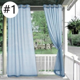 Rideaux Transparents D'Extérieur Imperméables Pour Pergola Et Porche