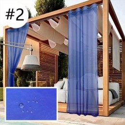 Rideaux Transparents D'Extérieur Imperméables Pour Pergola Et Porche