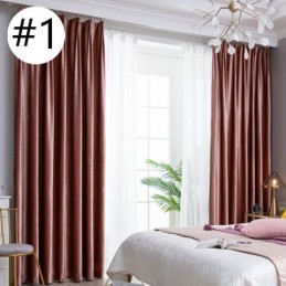 Rideau Occultant Max Sur Mesure En Polypropylène De Couleur Unie Pour Chambre À Coucher