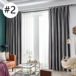 Rideau Occultant Max Sur Mesure En Polypropylène De Couleur Unie Pour Chambre À Coucher