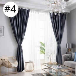 Rideau Occultant Max Sur Mesure En Polypropylène De Couleur Unie Pour Chambre À Coucher