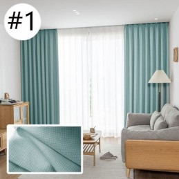 Rideaux Occultants De Haute Précision Pour Salon, Chambre À Coucher, Hôtel, Couleur Unie
