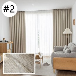 Rideaux Occultants De Haute Précision Pour Salon, Chambre À Coucher, Hôtel, Couleur Unie