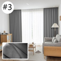 Rideaux Occultants De Haute Précision Pour Salon, Chambre À Coucher, Hôtel, Couleur Unie