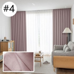 Rideaux Occultants De Haute Précision Pour Salon, Chambre À Coucher, Hôtel, Couleur Unie