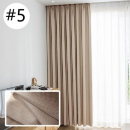 Rideaux Occultants De Haute Précision Pour Salon, Chambre À Coucher, Hôtel, Couleur Unie