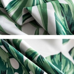 Rideau Moderne Sur Mesure Imprimé Plantes Pour La Maison