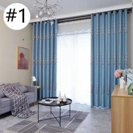 Rideau Jacquard Européen Sur Mesure, Rideau Occultant Moderne Et Personnalisé Pour Salon