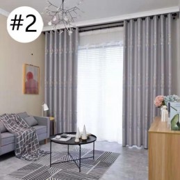 Rideau Jacquard Européen Sur Mesure, Rideau Occultant Moderne Et Personnalisé Pour Salon