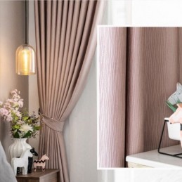 Rideau De Maison Sur Mesure, Style Nordique, Couleur Unie