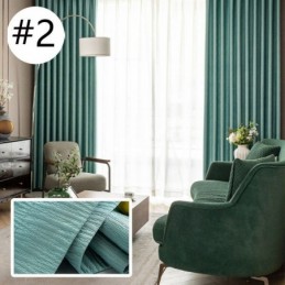 Rideau De Maison Sur Mesure, Style Nordique, Couleur Unie