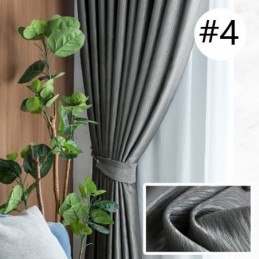 Rideau De Maison Sur Mesure, Style Nordique, Couleur Unie