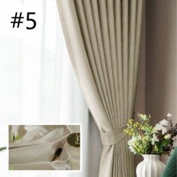 Rideau De Maison Sur Mesure, Style Nordique, Couleur Unie