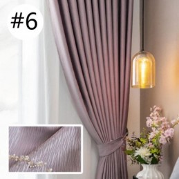 Rideau De Maison Sur Mesure, Style Nordique, Couleur Unie