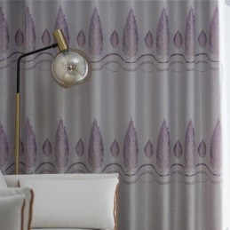 Rideaux Occultants Modernes En Tissu Jacquard À Motif Arbre