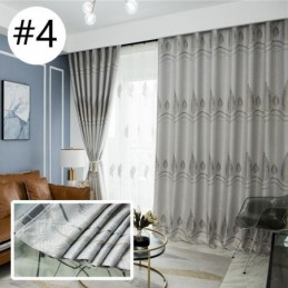 Rideaux Occultants Modernes En Tissu Jacquard À Motif Arbre