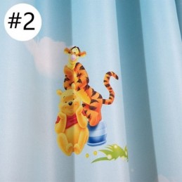 Rideau Occultant Dessin Animé Sur Mesure, Imprimé Winnie L'Ourson, Pour Chambre D'Enfant