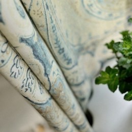 Rideau Vintage Américain Sur Mesure, Magnifique Imprimé Totem Pour Salon