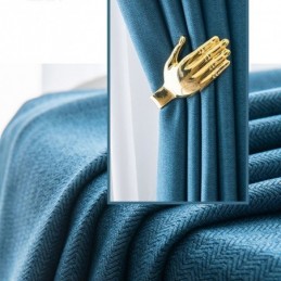 Rideaux Occultants De Luxe En Lin, Couleur Unie, Sur Mesure, Pour Chambre À Coucher, Salon