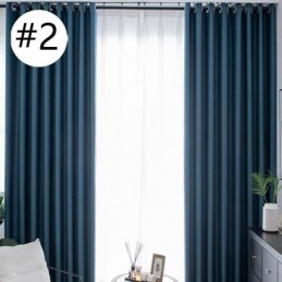 Rideaux Occultants De Luxe En Lin, Couleur Unie, Sur Mesure, Pour Chambre À Coucher, Salon